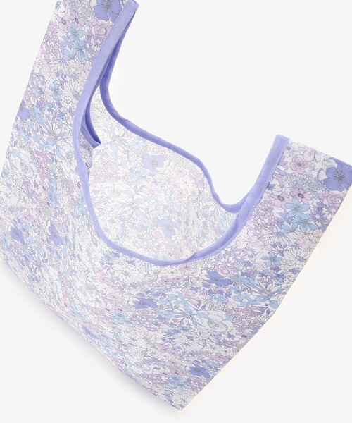 Afternoon Tea（アフタヌーンティー）の「フラワーコンパクトバッグM（エコバッグ/サブバッグ・レディース・ブルー/オレンジ・ONE SIZE）」の9枚目の写真