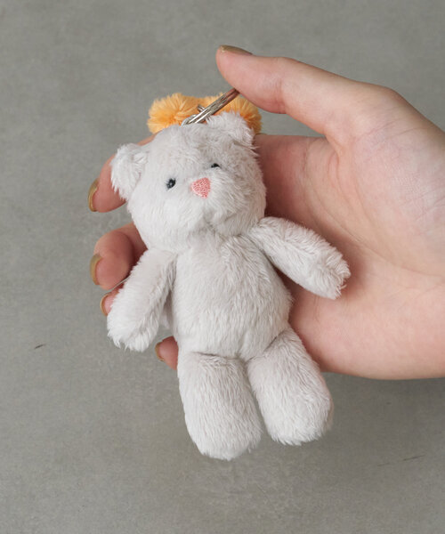 BIRTHDAY BAR（バースデイバー）の「MOTIF GEOMETRY　CYFキーホルダー（キーケース/キーアクセサリー・レディース・ホワイト/ブラウン/グレー/オレンジ・0）」の2枚目の写真