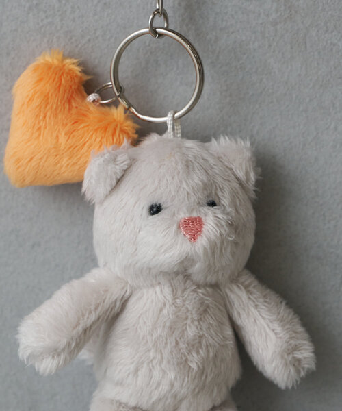 BIRTHDAY BAR（バースデイバー）の「MOTIF GEOMETRY　CYFキーホルダー（キーケース/キーアクセサリー・レディース・ホワイト/ブラウン/グレー/オレンジ・0）」の7枚目の写真