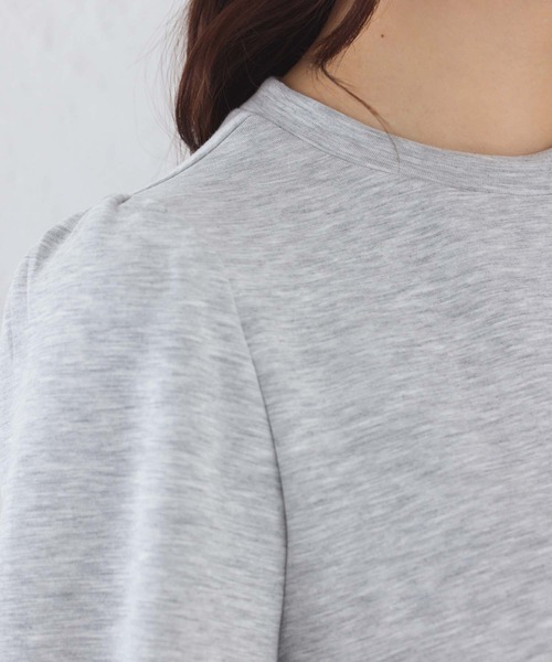 fifth（フィフス）の「ペプラムスウェットトップス（スウェット・レディース・ブラック/ライトグレー・M）」の7枚目の写真