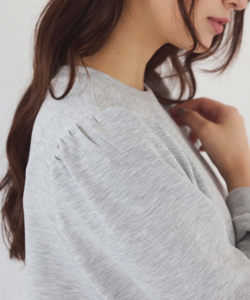 fifth（フィフス）の「ペプラムスウェットトップス（スウェット・レディース・ブラック/ライトグレー・M）」の8枚目の写真