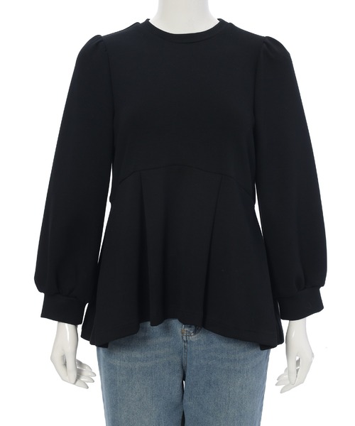 fifth（フィフス）の「ペプラムスウェットトップス（スウェット・レディース・ブラック/ライトグレー・M）」の19枚目の写真