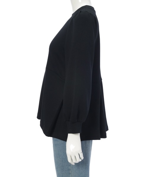 fifth（フィフス）の「ペプラムスウェットトップス（スウェット・レディース・ブラック/ライトグレー・M）」の20枚目の写真