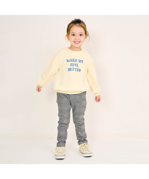 apres les cours（アプレレクール）の「7days Style/総柄・モチーフトレーナー（スウェット・キッズ・ブラック/アイボリー/サックスブルー/ピンク/レッド/キナリ/ラベンダー/イエロー・80/90/100/110/120/130/140）」の21枚目の写真