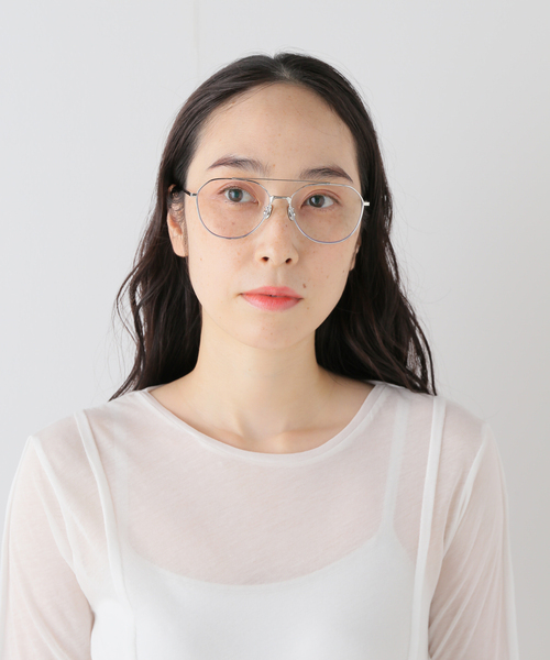 BLANC..(ブラン)の「BLANC..B0042CLR:メガネ(メガネ・レディース・シルバー・FREE)」の10枚目の写真