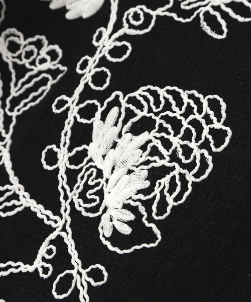 【セール】シアーエンブロイダリーニット（ニット/セーター）｜ROSE BUD（ローズバッド）