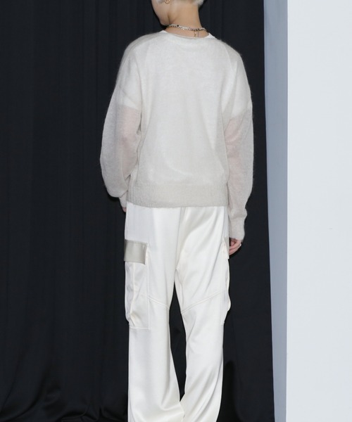 【セール】シアーエンブロイダリーニット（ニット/セーター）｜ROSE BUD（ローズバッド）