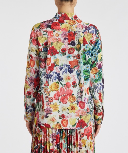 Paul smitn Fabric Floral Collage長袖シャツ Paul smitn Fabric Floral Collage長袖シャツ
