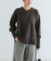 URBAN RESEARCH | カシミヤ混強縮Vネックニットプルオーバー(ニット/セーター)