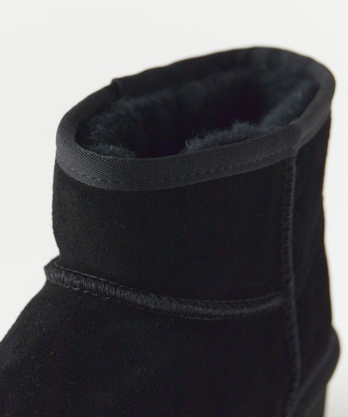 EMU Australia（エミューオーストラリア）の「EMU Australia/エミュオーストラリア EMU PLATFROM MICRO WOOL 厚底 ムートンブーツ（ブーツ・レディース・ブラック/チャコール/ベージュ・6/8/7）」の16枚目の写真