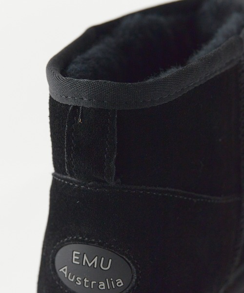 EMU Australia（エミューオーストラリア）の「EMU Australia/エミュオーストラリア EMU PLATFROM MICRO WOOL 厚底 ムートンブーツ（ブーツ・レディース・ブラック/チャコール/ベージュ・6/8/7）」の18枚目の写真