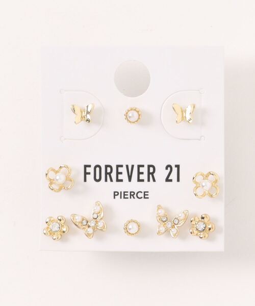 FOREVER 21(フォーエバー トゥエンティーワン)の「5SETバタフライピアス(ピアス(両耳用)・レディース・ゴールド/シルバー・FREE)」の9枚目の写真