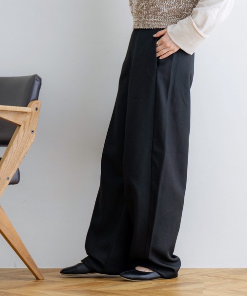 NOAHL(ノアル)の「【NOAHL】エステツイルカーブパンツ(その他パンツ・レディース・ベージュ/ブラック/アイボリー・FREE)」の16枚目の写真