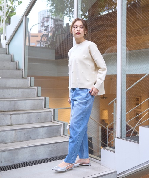 Rouge vif Anna（ルージュヴィフアンナ）の「ハートジャガードニットプルオーバー（ニット/セーター・レディース・チャコールグレー/アイボリー・フリー）」の15枚目の写真