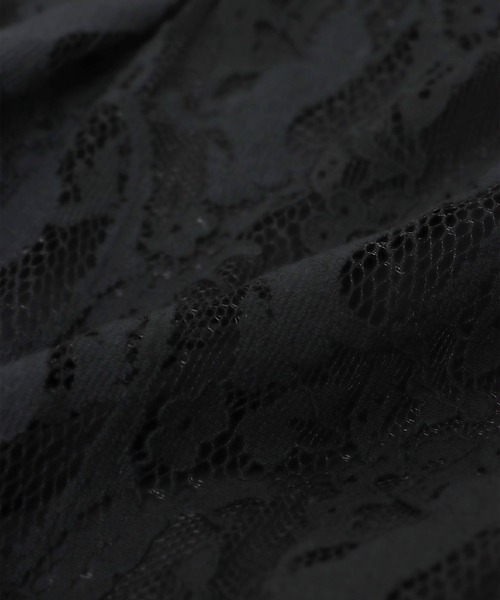 Jines（ジネス）の「レースフレアースカート（スカート・レディース・ブラック・38）」の7枚目の写真