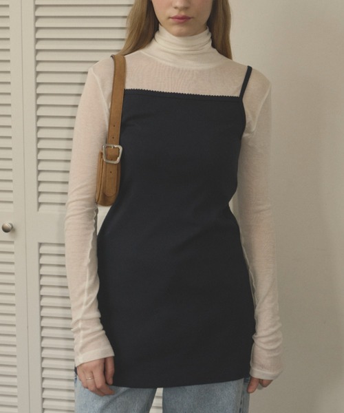 GIUNON(ジウノン)の「soft sheer turtle neck / ソフトシアータートルネック(シャツ/ブラウス・レディース・ブラック/グレー/ブルー/ホワイト・FREE)」の20枚目の写真
