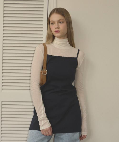 GIUNON(ジウノン)の「soft sheer turtle neck / ソフトシアータートルネック(シャツ/ブラウス・レディース・ブラック/グレー/ブルー/ホワイト・FREE)」の22枚目の写真