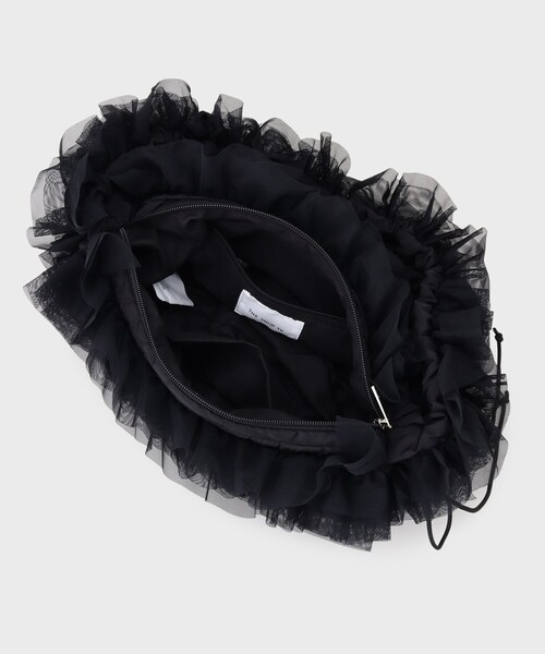 THE SHOP TK (ザ ショップ ティーケー )の「◆チュールフリルバッグ(ショルダーバッグ・レディース・ブラック/ブラウン系/チャコールグレー・00)」の10枚目の写真