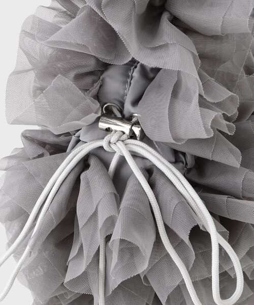 THE SHOP TK (ザ ショップ ティーケー )の「◆チュールフリルバッグ(ショルダーバッグ・レディース・ブラック/ブラウン系/チャコールグレー・00)」の14枚目の写真