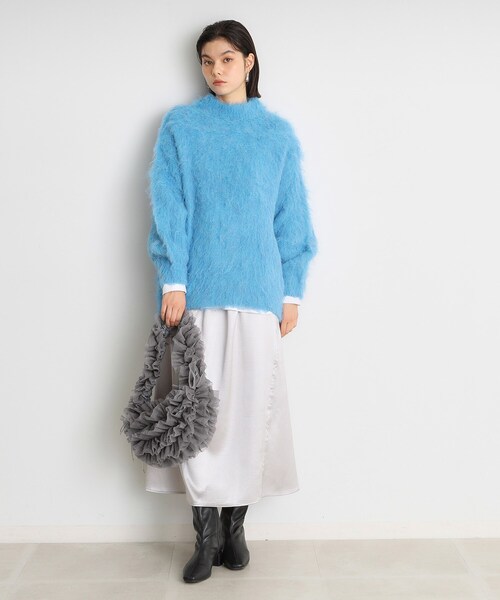 THE SHOP TK (ザ ショップ ティーケー )の「◆チュールフリルバッグ(ショルダーバッグ・レディース・ブラック/ブラウン系/チャコールグレー・00)」の19枚目の写真