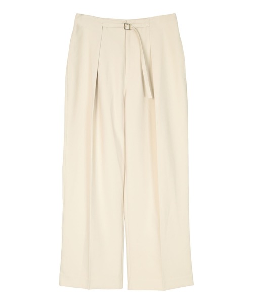 UR'S（ユアーズ）の「ベルトデザイン1タックワイドパンツ（その他パンツ・レディース・アイボリー/ネイビー/ピンク・XL/L/M/S）」の17枚目の写真