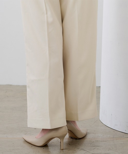 UR'S（ユアーズ）の「ベルトデザイン1タックワイドパンツ（その他パンツ・レディース・アイボリー/ネイビー/ピンク・XL/L/M/S）」の13枚目の写真