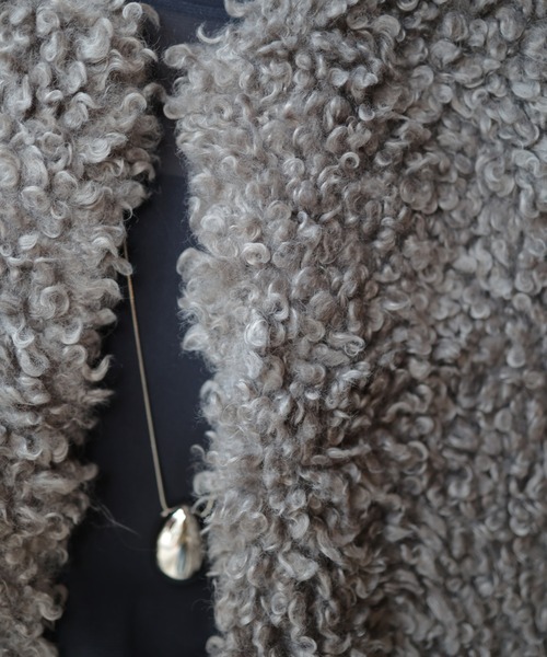 Marient（マリエント）の「プードルファージレ（ベスト・レディース・グレー/ベージュ/ブラック・FREE）」の6枚目の写真