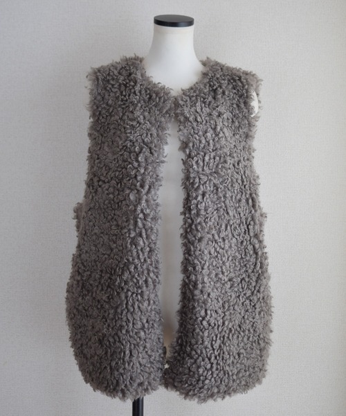 Marient（マリエント）の「プードルファージレ（ベスト・レディース・グレー/ベージュ/ブラック・FREE）」の13枚目の写真