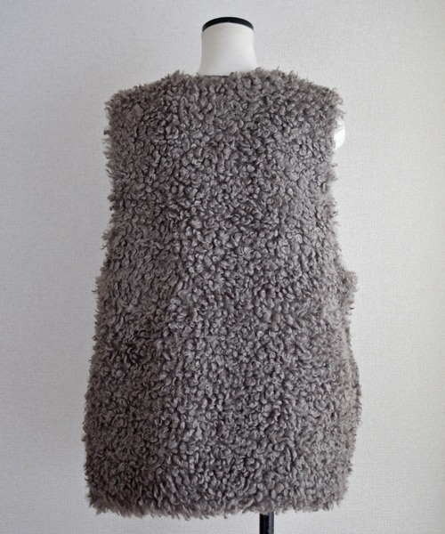 Marient（マリエント）の「プードルファージレ（ベスト・レディース・グレー/ベージュ/ブラック・FREE）」の15枚目の写真