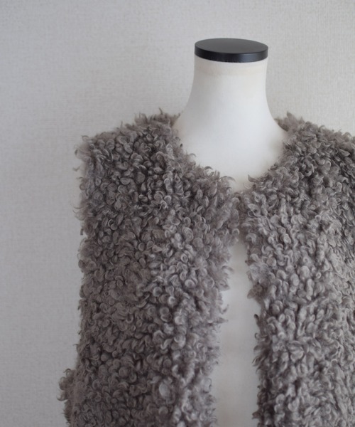 Marient（マリエント）の「プードルファージレ（ベスト・レディース・グレー/ベージュ/ブラック・FREE）」の16枚目の写真