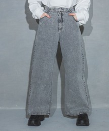 repipi armario | 【NEW！】ホックデニムワイドパンツ(デニムパンツ)