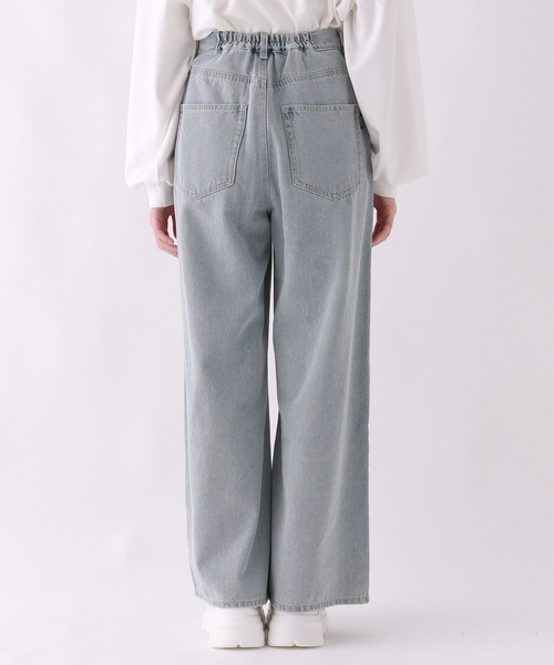 repipi armario（レピピ アルマリオ）の「【NEW！】ホックデニムワイドパンツ（デニムパンツ・キッズ・グレー/ブラック系その他/ブルー系その他/ブルー系その他3/ブルー系その他2/ブルー系その他4/ブラック系その他2/ブラック系その他3/ブルー系その他7/ブルー系その他5/ブルー系その他6/その他/ネイビー・SMALL/MEDIUM/LARGE）」の16枚目の写真