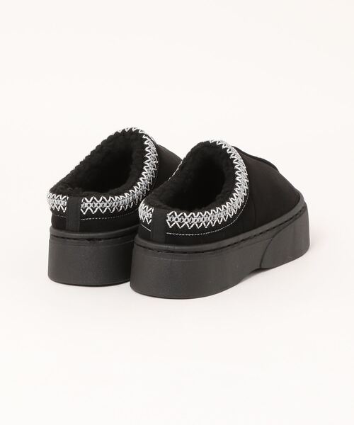 GERRY(ジェリー)の「【GERRY】厚底内ボアクロッグ 7522(サンダル・レディース・ベージュ/ブラック/グレー・S/M/L/LL)」の4枚目の写真