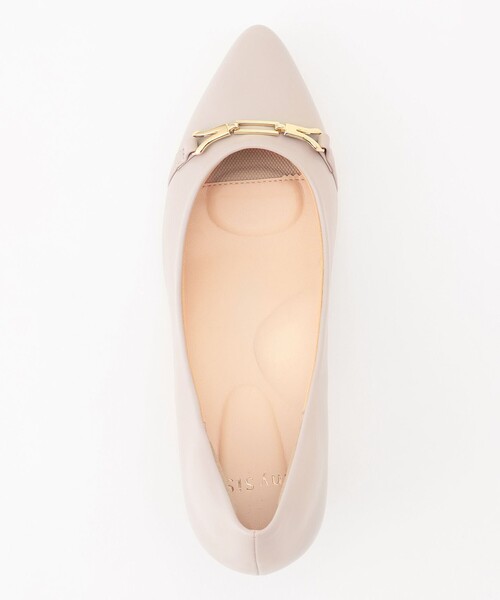 ANY SIS（エニィスィス）の「【22.5～24.5cm】メタルビットレディライク パンプス（パンプス・レディース・ライトグレー系/ブラック系・SS/SMALL/MEDIUM/LARGE/LL）」の7枚目の写真