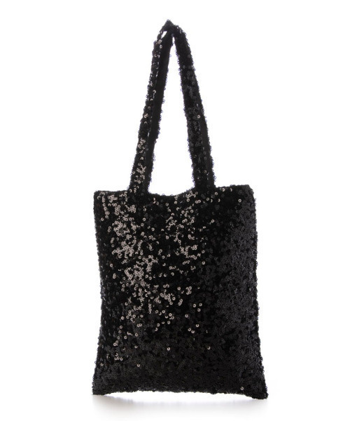 cache cache（カシュ カシュ）の「カシュカシュ cachecache / スパンコールトートバッグバッグ（トートバッグ・レディース・ブラック/シルバー/シルバー系その他・FREE）」の2枚目の写真
