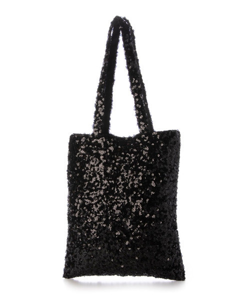 cache cache（カシュ カシュ）の「カシュカシュ cachecache / スパンコールトートバッグバッグ（トートバッグ・レディース・ブラック/シルバー/シルバー系その他・FREE）」の4枚目の写真