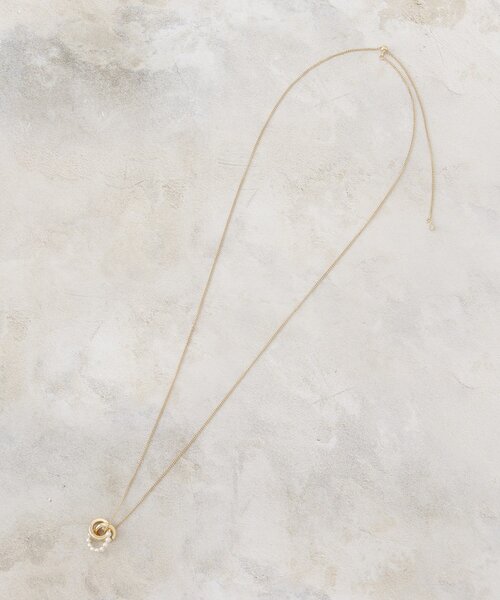 grove（グローブ）の「パール調ビジューリングY字ネックレス【入卒対応可】（ネックレス・レディース・シルバー/ピンクゴールド/ゴールド・00）」の5枚目の写真