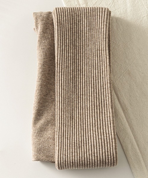 DiamondHearts（ダイヤモンドハーツ）の「リブ細身美脚レギンス（レギンス/スパッツ・レディース・ブラック/グレイッシュベージュ/グレー/ダークブラウン/ホワイト/ライトグレー/ダークグレー/ベージュ・FREE）」の13枚目の写真