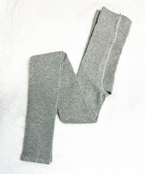 DiamondHearts（ダイヤモンドハーツ）の「リブ細身美脚レギンス（レギンス/スパッツ・レディース・ブラック/グレイッシュベージュ/グレー/ダークブラウン/ホワイト/ライトグレー/ダークグレー/ベージュ・FREE）」の14枚目の写真