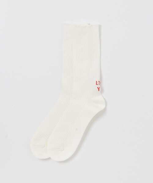 URBAN RESEARCH Sonny Label(アーバンリサーチサニーレーベル)の「『ユニセックス』I LOVE YOU SOCKS(ソックス/靴下・レディース・レッド/その他1/オフホワイト・ONE)」の10枚目の写真