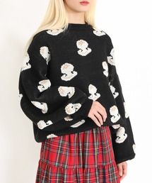 PUNYUS | もち総柄ニット(ニット/セーター)