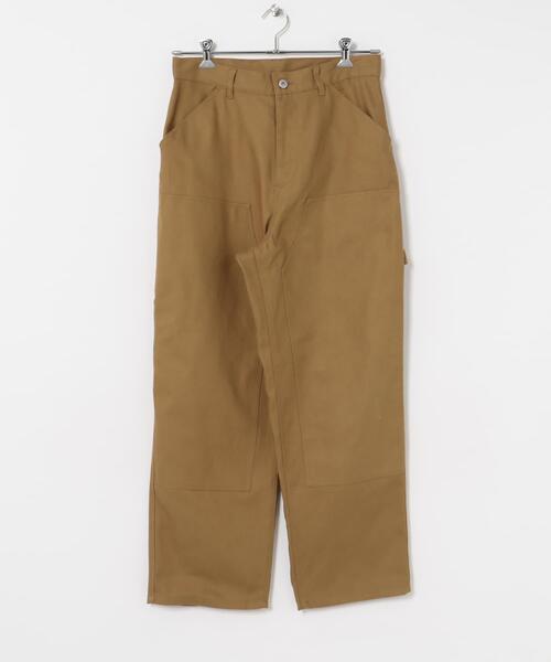 ITEMS URBANRESEARCH（アイテムズ アーバンリサーチ）の「DOUBLE KNEE ダック パンツ（その他パンツ・メンズ・ブラック/キャメル・MEDIUM/LARGE）」の15枚目の写真