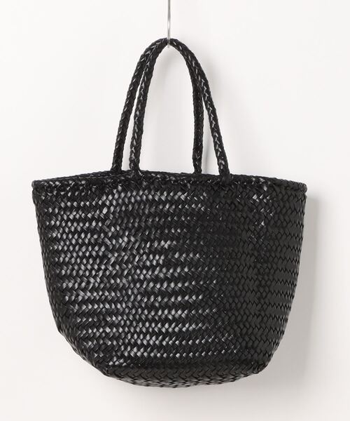 DRAGON（ドラゴン）の「※品番変更※【DRAGON/ドラゴン】Grace Basket small（トートバッグ・レディース・ブラック/ダークグリーン/グレイッシュブルー/ダークブラウン/キャメル・フリー）」の6枚目の写真