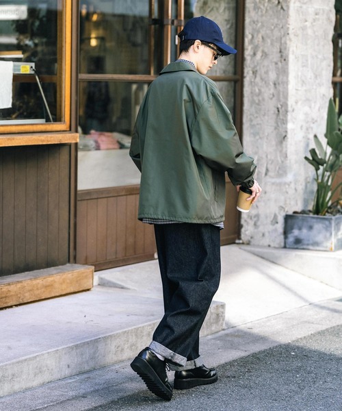 Rocky Monroe(ロッキーモンロー)の「ポリDEWSPO オーバーサイズコーチジャケット(ブルゾン・メンズ・ブラック/カーキ/ネイビー・M/L/XL)」の12枚目の写真