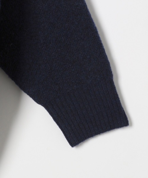 LEPSIM（レプシィム）の「5ゲージプリントロゴプルオーバー　250419（ニット/セーター・レディース・グレー/ブラウン/ネイビー・FREE）」の15枚目の写真