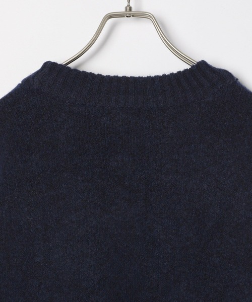 LEPSIM（レプシィム）の「5ゲージプリントロゴプルオーバー　250419（ニット/セーター・レディース・グレー/ブラウン/ネイビー・FREE）」の17枚目の写真