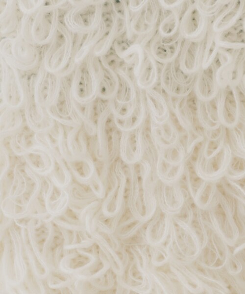 VIRAL.（バイラル）の「◆【VIRAL．】ループヤーン2WAYカーディガン（カーディガン/ボレロ・レディース・アイボリー/ブラック/ライトブルー/チャコールグレー・00）」の15枚目の写真