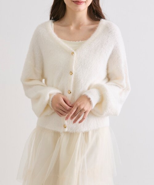 OLIVE des OLIVE（オリーブデオリーブ）の「【セットアイテム】チュールセットワンピ（ワンピース・レディース・オフホワイト/ピンクベージュ/チャコールグレー・FREE）」の19枚目の写真