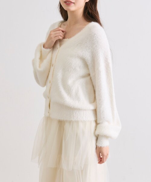 OLIVE des OLIVE（オリーブデオリーブ）の「【セットアイテム】チュールセットワンピ（ワンピース・レディース・オフホワイト/ピンクベージュ/チャコールグレー・FREE）」の20枚目の写真