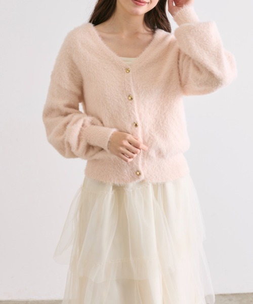 OLIVE des OLIVE（オリーブデオリーブ）の「【セットアイテム】チュールセットワンピ（ワンピース・レディース・オフホワイト/ピンクベージュ/チャコールグレー・FREE）」の10枚目の写真